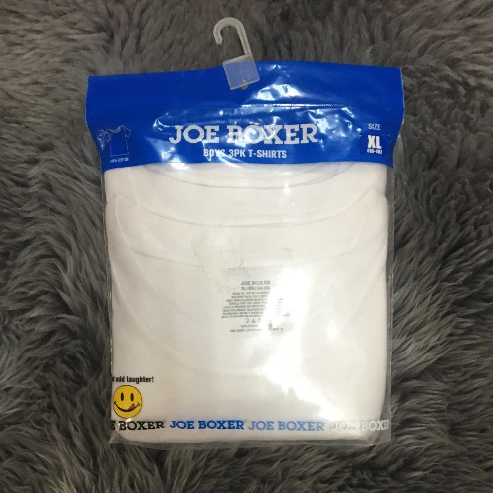 Joe Boxer | Boy's T-Shirts | 3 Pack | White | XLarge